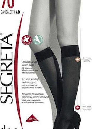 SEGRETA κάλτσα συμπίεσης κάτω γόνατος 70 den