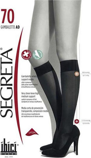 SEGRETA κάλτσα συμπίεσης κάτω γόνατος 70 den