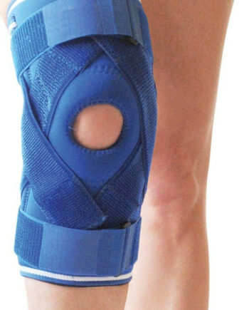Vita Orthopaedics 06-2-132 Επιγονατίδα με Οπή και Μπανέλες σε Μπλε χρώμα