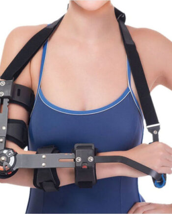 Vita Orthopaedics 03-2-070 Rom Orthosis Ρυθμιζόμενος Νάρθηκας Αγκώνα Αριστερής/Δεξιάς Πλευράς σε Μαύρο Χρώμα