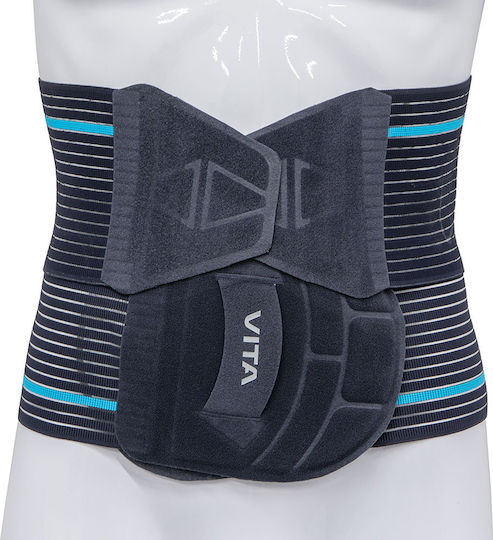 Vita Orthopaedics 04-2-051 Ελαστική Ζώνη Μέσης με Μπανέλες σε Μαύρο χρώμα