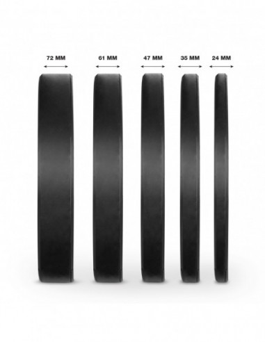 Ολυμπιακός Δίσκος Bumper AMILA Black R 50mm