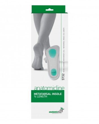 Anatomic Line Πέλμα μεταταρσίου 3/4 5732 Ανατομικοί Πάτοι Παπουτσιών από Σιλικόνη 2τμχ