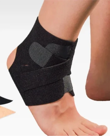 Anatomic Line 5031 Ελαστική Επιστραγαλίδα Δετή σε Μαύρο χρώμα