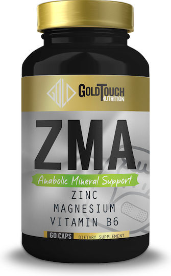 GoldTouch Nutrition ZMA με μαγνήσιο ψευδάργυρο και βιταμίνη B6 60 κάψουλες